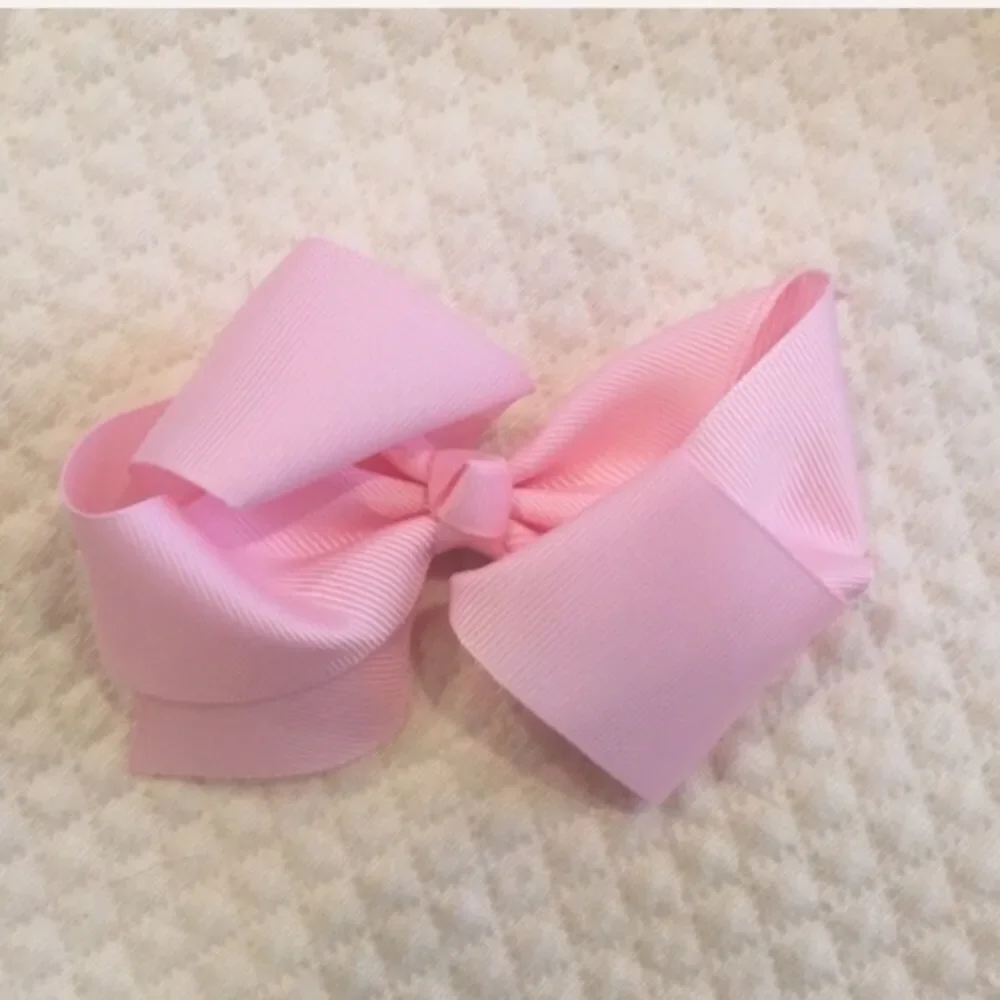 30 Rainbow Color Hair Bows - 4.5 inch Bows with Alligator Clips
